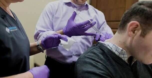 نقاط تزریق بوتاکس میگرن