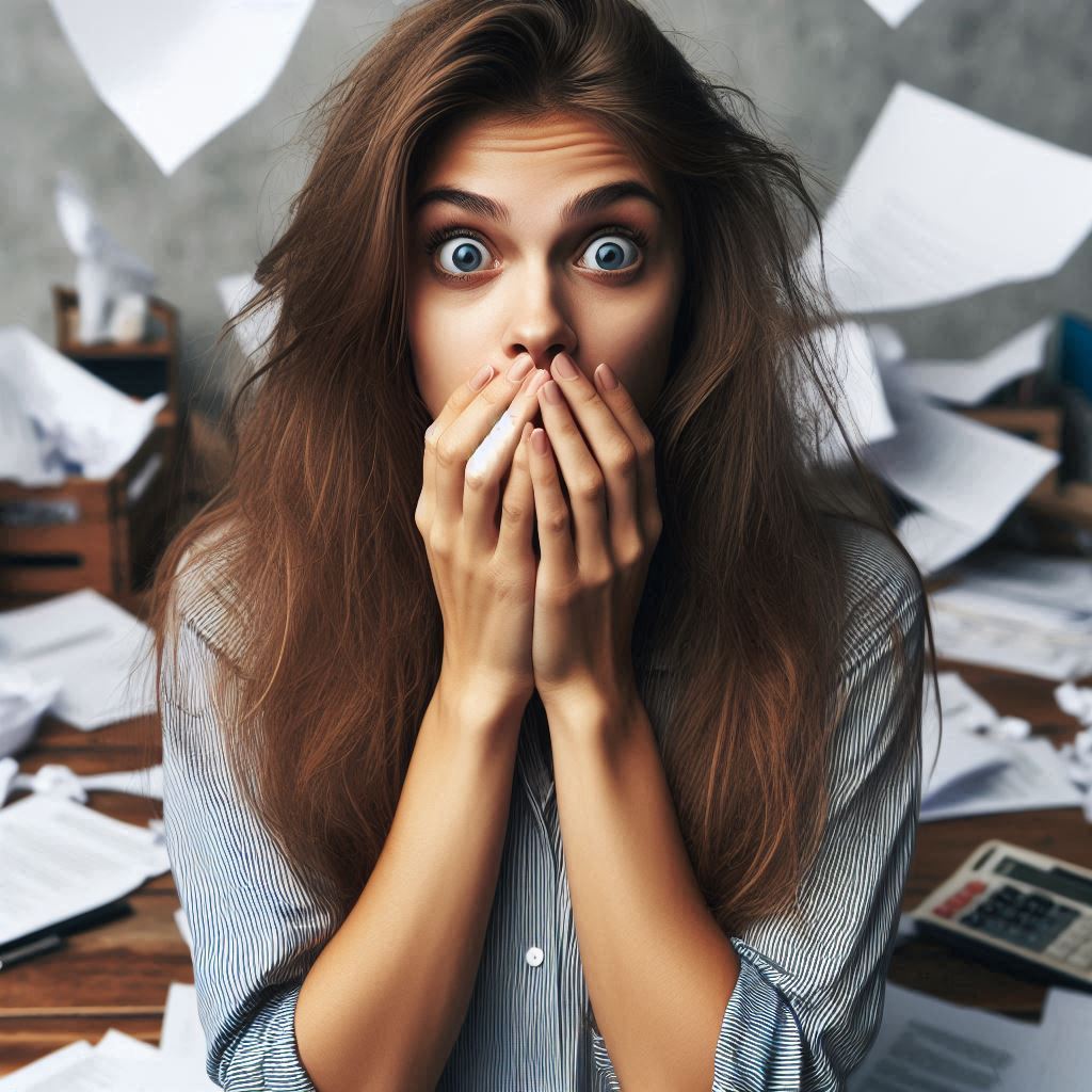 تلاش برای آرامش در پانیک زنی در حال تجربه حملات پانیک