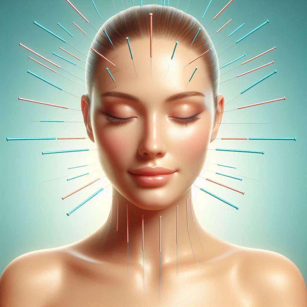 استفاده از طب سوزنی برای درمان میگرن خانمی در حال انجام طب سوزنی برای میگرن