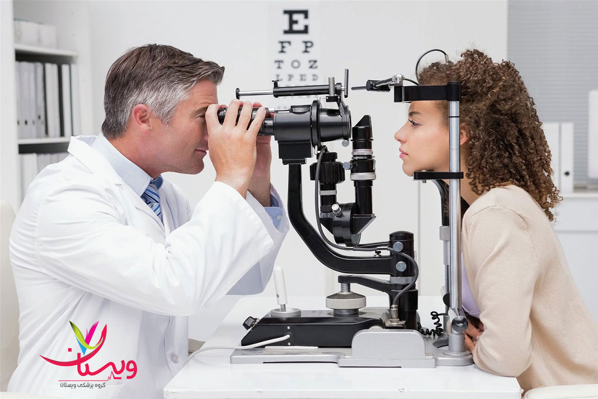 تست عصب بینایی تست نوار عصب بینایی چشم
