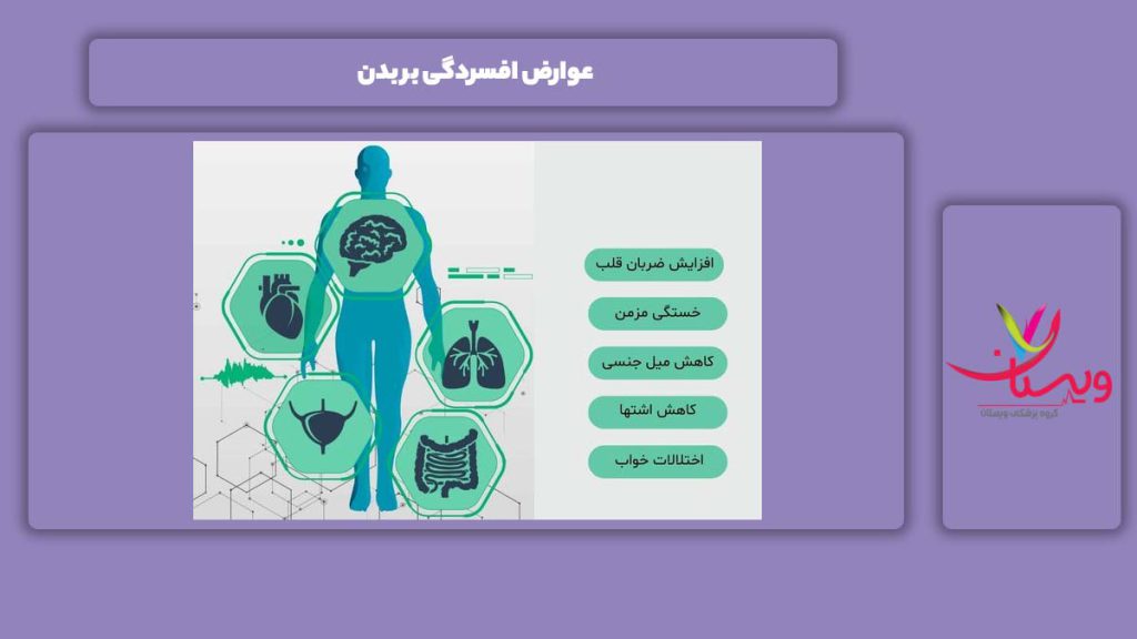عوارض افسردگی بر بدن عوارض افسردگی بر بدن