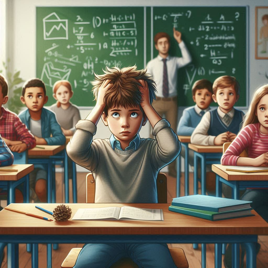 عدم تمرکز کودک بیش فعال کودک بیش فعالی که در مدرسه تمرکز ندارد