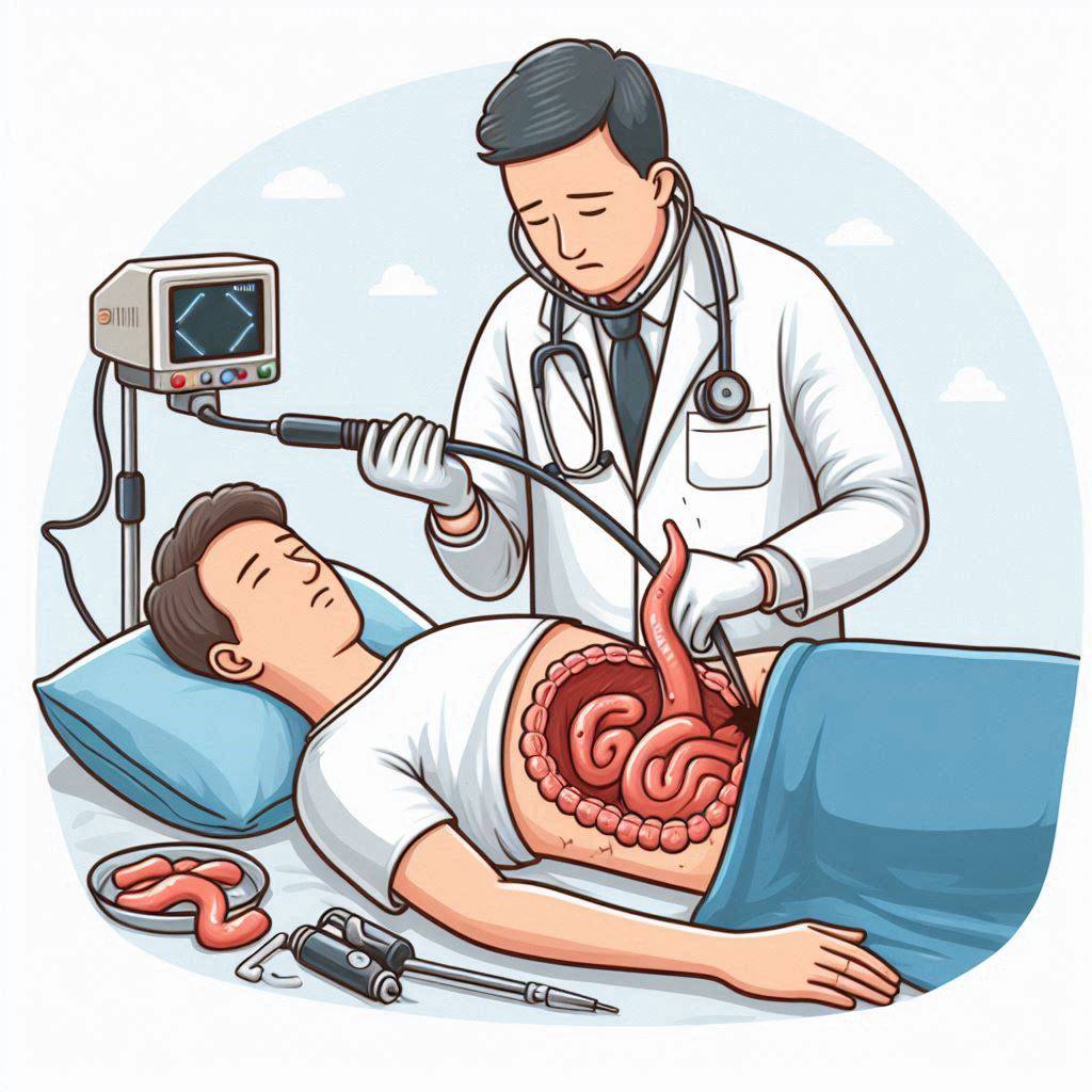 انجام آندوسکوپی با بیهوشی برای بیمار