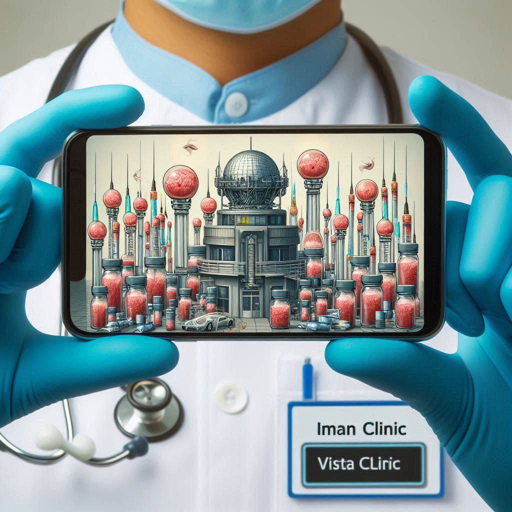 نمایی از کلینیک ویستان و کلینیک ایمان پزشک، نمایی از کلینیک ویستان و کلینیک ایمان را در دست دارد.
