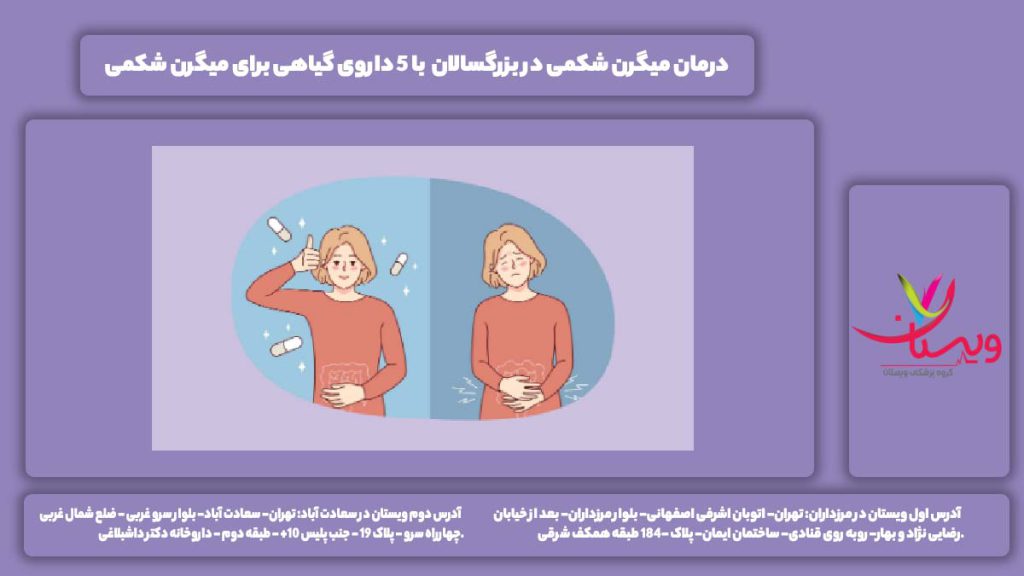 درمان میگرن شکمی