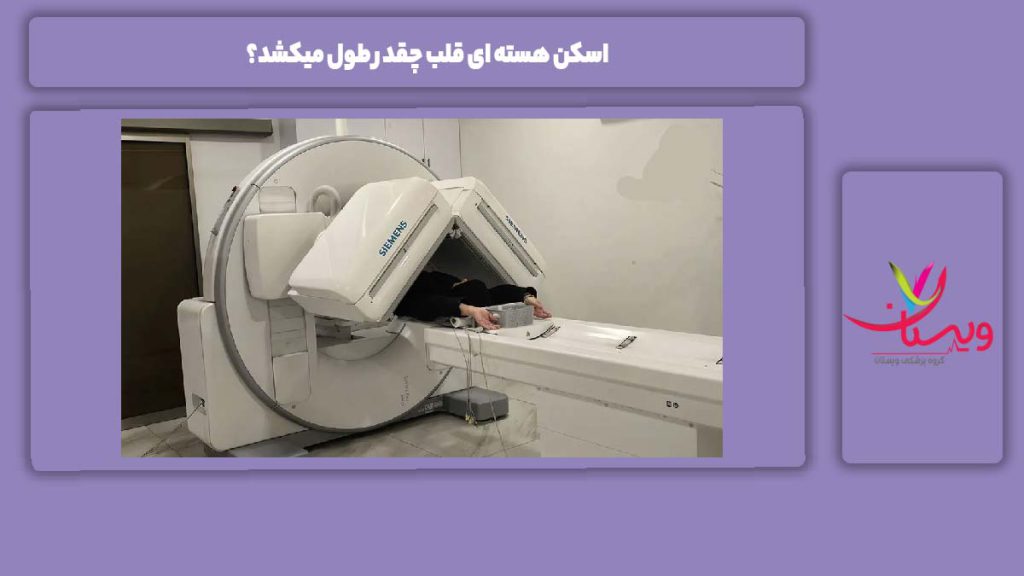 زمان انجام این اسکن اسکن هسته ای قلب چقدر طول میکشد؟