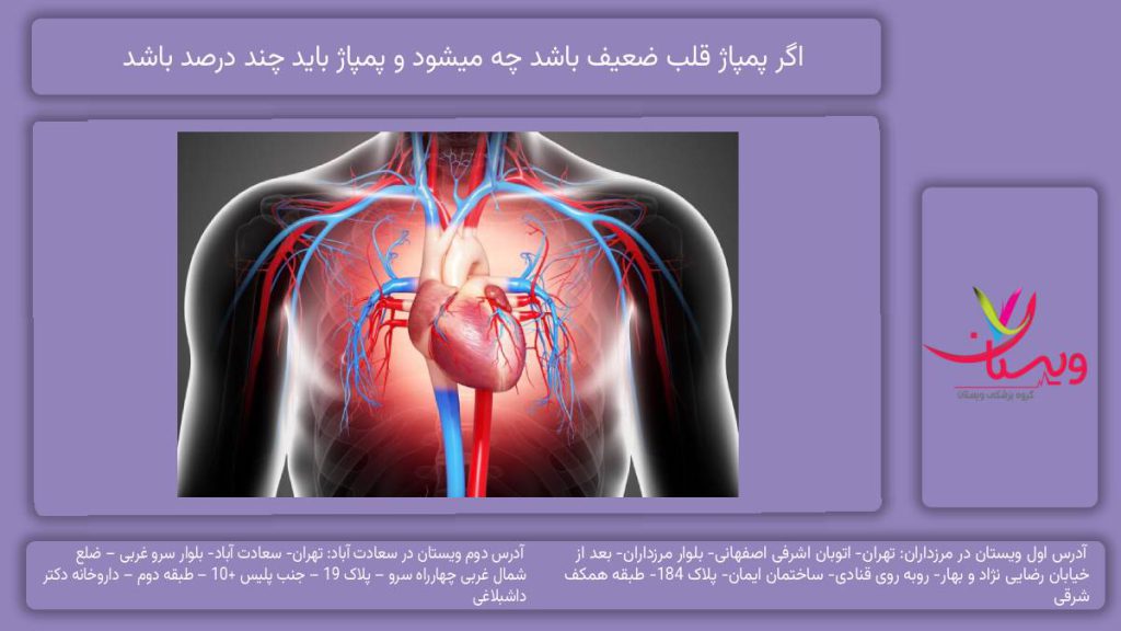 اگر پمپاژ قلب ضعیف باشد چه میشود